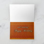 80 Jahre und Zählung Karte (Innenseite)