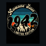 80 Jahre Vintag 80. Geburtstag 1942 Poster<br><div class="desc">Phantastische T Ideen Menschen, die im Jahr 1942 geboren Retro Vintage klassische alte Schule 80. Phantastische T Ideen für Männer Frauen. 80 Jahre alt phantastischer Vintager Geburtstag. Vollkommene Geburtstagsdekoration. Ihre Geburtstagsfeier wird lustig, phantastisch, episch und legendär sein. Familienfeier zum Geburtstag Ihres geliebten Kindes. Vater & Mama, Großvater & Großmutter, Onkel...</div>