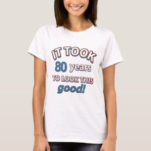 80. Jahrgeburtstagsentwürfe T-Shirt