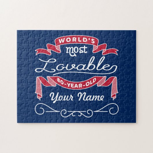 80. Liebenswürdigstes 80-jähriges der Puzzle (Horizontal)