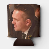 80. Male Birthday Simple Elegant Foto Dosenkühler (Rückseite)