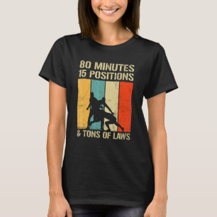 80 Minuten 15 Positionen und Tonnen Gesetze für ei T-Shirt