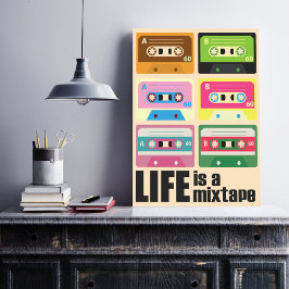 80 MixTape-Kassette Motivierend Poster