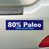 80% Paleo Stoßdämpfer Autoaufkleber (Auf Auto)