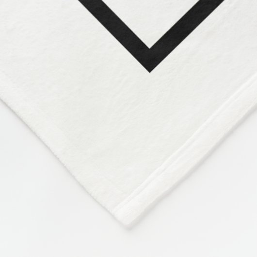 80 Personalisierte Fotovorlage Fleecedecke (Ecke)