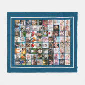 80 Personalisierte Fotovorlage Fleecedecke (Vorderseite (Horizontal))