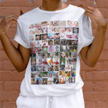 80 Personalisierte Fotovorlage T-Shirt<br><div class="desc">80 Foto Template Personalisiert Collage Fun Template T - Shirt von Ricaso</div>