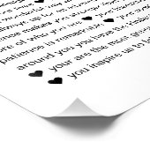 80 Reasons We Love You Photo Collage Keepsake Gift Poster (Ecke)