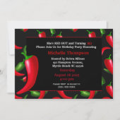 80. Red Hot Pepper - Einladungen zum Geburtstag (Vorderseite)