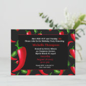 80. Red Hot Pepper - Einladungen zum Geburtstag (Stehend Vorderseite)