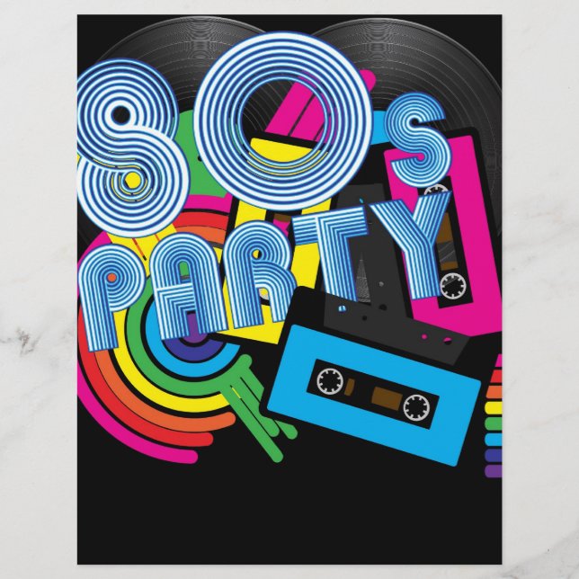 80 Retro-Party (Vorderseite)