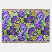 80 s Art Deco Geometrisches Muster Decke (Vorderseite)