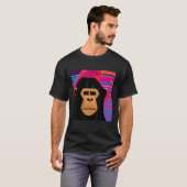 80 s Synthwave Be Monk T-Shirt (Vorne ganz)