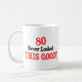 80 schaute nie gutes dieses kaffeetasse (Links)