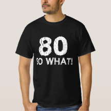 80 So was 80. Geburtstag Funny