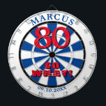 80 so, was Funny Zitat 80. Geburtstag Dartboard Dartscheibe<br><div class="desc">80 so,  was Funny Zitat Typografie 80. Geburtstag Dartboard. Großartiges 80. Geburtstagsgeschenk für eine Frau oder einen Mann mit einem Sinn für Spaß.  Sie können den Namen,  das Datum und das Alter ändern.</div>