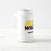 80 So, was lustiges Zitat Moderne 80. Geburtstag Bierglas (Vorderseite Links)