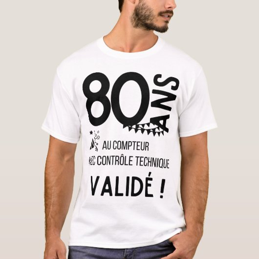 80  T-Shirt (Vorderseite)