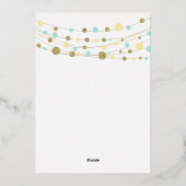 80. Überraschung Geburtstagsfeier Einladung elegan (Rückseite)