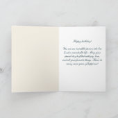 80 und fabelhafte Blume Muster Geburtstag Foto Karte