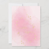 80. und fabelhafter Goldsparkle-Cartoon 80. Geburt Einladung (Rückseite)