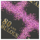 80 und Fabulous Stoff (Nahaufnahme)