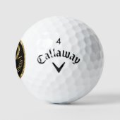 80 und immer noch Swingin'Golf Balls Golfball (Logo)
