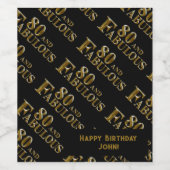 80. WEINETIKETT (Einzelnes Label)