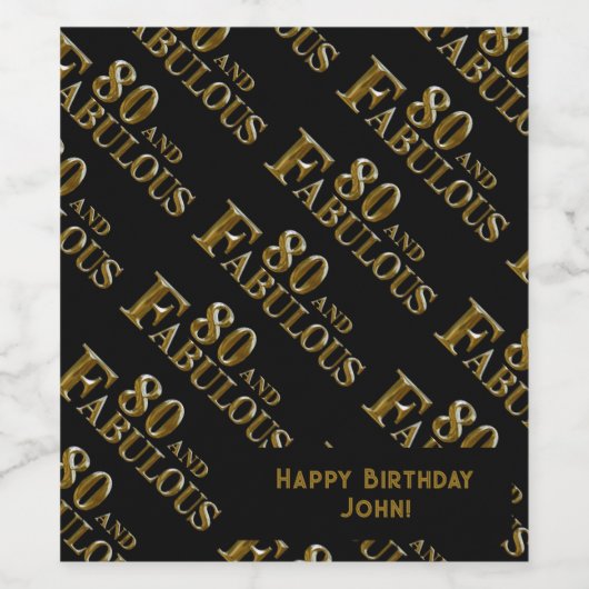 80. WEINETIKETT (Einzelnes Label)