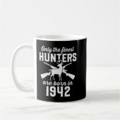 80 Year Old Deer Hunter 80th Birthday 1942 Hunting Kaffeetasse (Links)