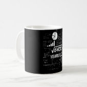 80 Years Old Bday Math Teacher 80th Birthday Gift Kaffeetasse (Vorderseite Links)