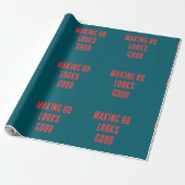 80 Zitat Humor Geschenkpapier (Ungerollt)