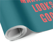 80 Zitat Humor Geschenkpapier (Rolleneckpunkt)