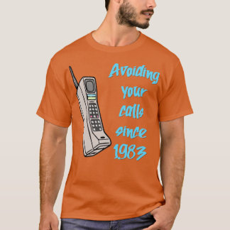 80er90er-Mobiltelefon T-Shirt