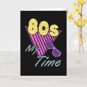 80er 1980er Geschenk Retro Nostalgie Karte (Gelbe Blume)