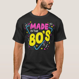 80er 80er Aighties Geburtstagsparty Retro Thema T-Shirt