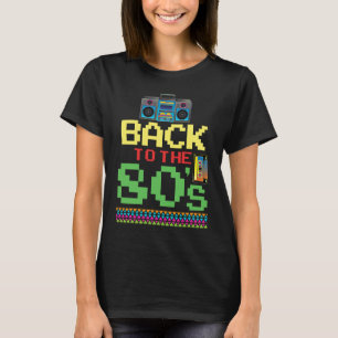 80er 80er Retro Vintages Party zurück in den 80er T-Shirt