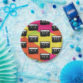 80er 90er Neon Tween Party Pappteller (Party)