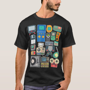 80er 90er Retro-Vintage-Videospiel T-Shirt