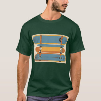 80er 90er Skateboarder Retro-Design vintage T-Shirt