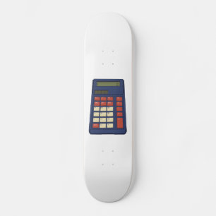 80er 90er Taschenrechner Mathe Schule Nostalgie Skateboard