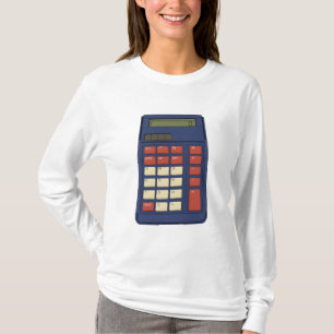 80er 90er Taschenrechner Mathe Schule Nostalgie T-Shirt