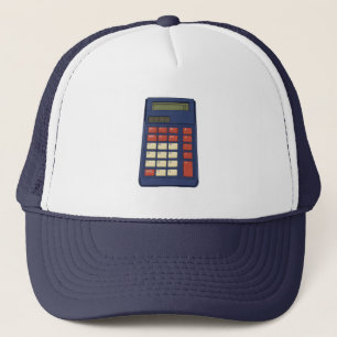 80er 90er Taschenrechner Mathe Schule Nostalgie Truckerkappe