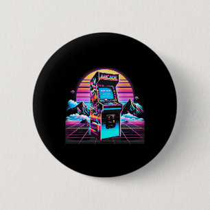 80er 90er Vintage Retro Arcade-Videospiel Old Scho Button