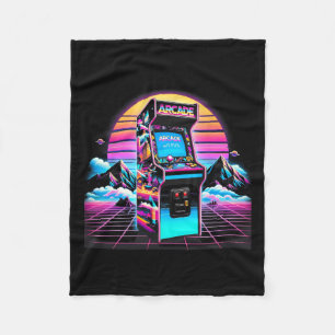 80er 90er Vintage Retro Arcade-Videospiel Old Scho Fleecedecke