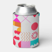 80er-90s Trendy Geometric Background Dosenkühler (Kanne Vorderseite)