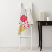 80er-90s Trendy Geometric Background Sherpadecke (Beispiel)