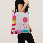 80er-90s Trendy Geometric Background Tasche (Von Nahem)