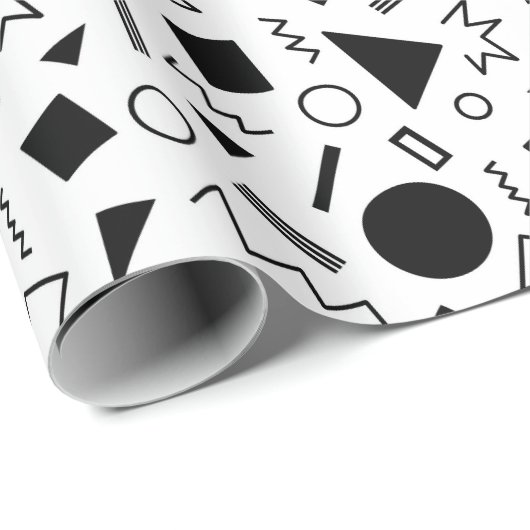 80er 90s - Wrapping Paper Geschenkpapier (Rolleneckpunkt)