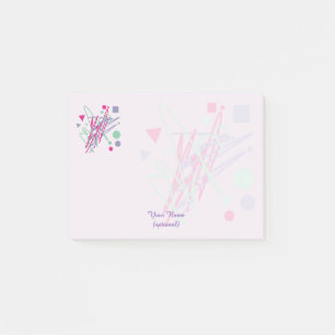 80er achtziger Vintage Farben spritzen Medley Art  Post-it Klebezettel